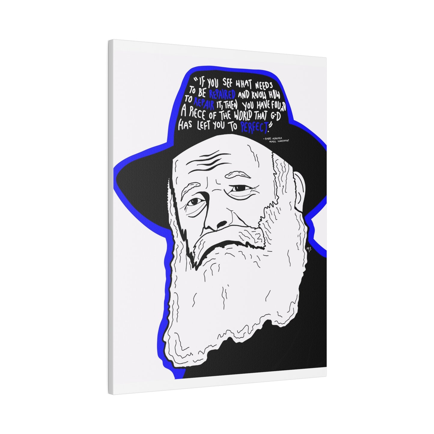 THE REBBE - Canvas Print